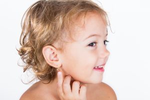 Children's ear piercing